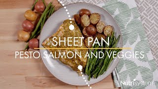 Sheet Pan Pesto Salmon and Veggies - Nutrisystem Recipe