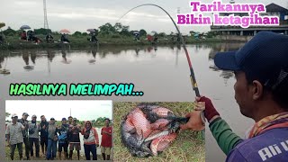 Seruuu...‼️mancing mujair dan lele perdana Marunda Empang H Amit 7 melimpah hasilnya