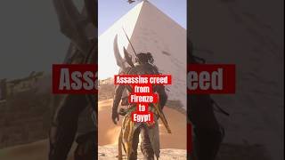 Assassins creed from Firenze to Egypt #assassinscreed #assassinscreedorigins