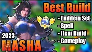 MLBB MASHA BEST BUILD GAMEPLAY