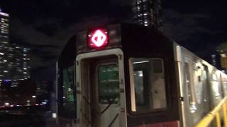 MTA Subways - Kawasaki R188 #7340 on the 7 Express departing Queensboro Plaza (2016 Video)