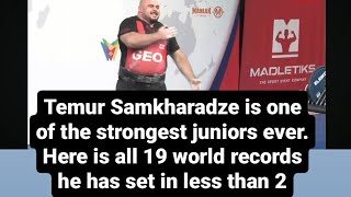 Temur Samkharadze and all the world records he has set. An amazing junior let's see whats next up.