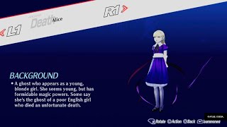 Persona 3 Reload how to fuse Alice