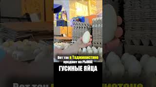 Таджикистан - ЕДА на РЫНКЕ | Гусиные Яйца - Базар Мехргон Продукты Уличная еда Душанбе Таджки Цены