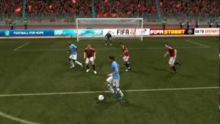 FIFA 12 Glitch - Thiago Silva flies off the pitch