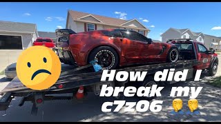 MY FBO C7Z06 BROKE .. NOW WHAT!?