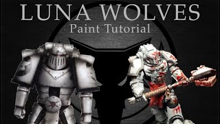 How to Paint Luna wolves! #warhammer40k #warhammer #modelkit ￼