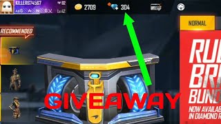 GIVEAWAY 300 Diamonds to 2 player only #shorts #giveaway #300diamonds