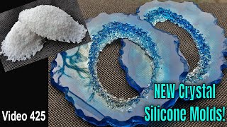 Using NEW Crystal Silicone Molds for Resin