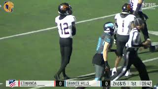 Granite Hills vs Etiwanda Div II Southern CIF Region game December 15, 2022