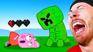 FUNNIEST PEPPA PIG SPEEDRUNS MINECRAFT ANIMATIONS