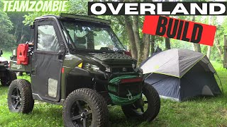 New Polaris Expedition camping overland trip in a tent