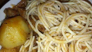 Dinner ideas to try Today//spaghetti+Beef Stew #dinner #shorts #viralshorts #viral