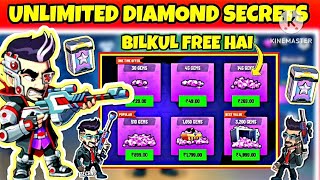 UNLIMITED DIAMONDS SECRETS FOR FREE IN BATTLE STARS || AB SABKO MILEGA DIAMONDS