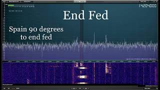 Hex Beam V End Fed