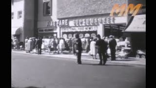 Penrith Fine Fare Supermarket opening 1960s old cine film 295