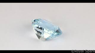 Cushion Aquamarine loose gemstone 12 mm 5.3 carats