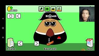 Pou Mukbang 20 Bacon | Pou Break fast | Pou Gameplay Walkthrough indonesia