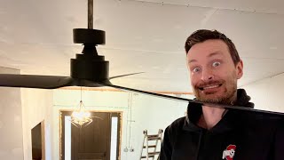 Installing a ceiling fan!  Will it help??  Vlogmas day 11.