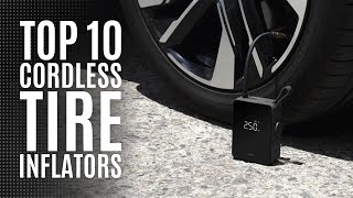 Top 10: Best Portable Tire Inflators of 2023 / Cordless Air Compressor, Tire Pump, Handheld Air Pump