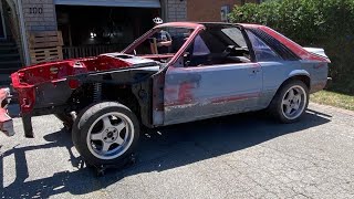 getting the t top foxbody out for some fresh air!