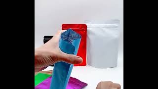 Colored Mylar Ziplock Food Storage Bag