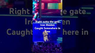 Iron Maiden - Caught Somewhere In Time - opener #liveconcert #live #liveconcertexperience #music