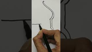 How to draw Bow and arrow easy steps for beginners #shorts #drawing #doodledesign