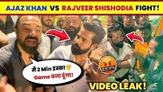 OMG!🤯 Ajaz Khan vs Rajveer Shishodia Full F!ght Video, Rajveer Shishodia Vs Ajaz Khan Controversy..