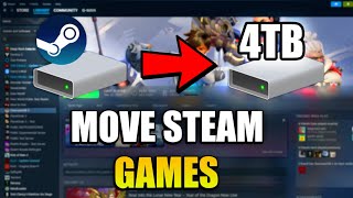 How To Move Steam Games to Another Hard Drive (2024 Tutorial)