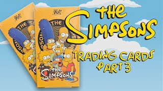 new The Simpsons trading card unboxing! TWO #thesimpsons box from Fancy Card with some 🔥🔥 pulls