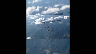 amazing american F-16 aircraft formation,#shorts