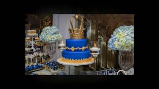 Royal Blue and Gold Prince Baby Shower Inspiration