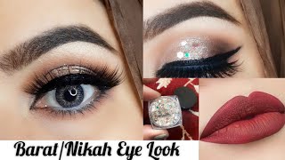 Nikah-Walima Bridal Eye Makeup Tutorial/Step by Step for Beginners