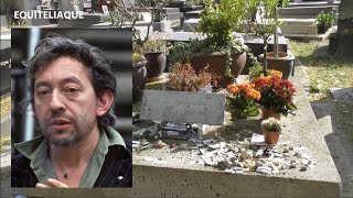 Tombe de Serge GAINSBOURG au cimetière Montparnasse à Paris