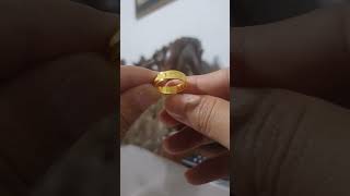 4.62 GRAM CINCIN EMAS ANTAM 999.9 HARTADINATA 24 KARAT MURNI Ukuran 12 Jari Manis 10 JULI 2023