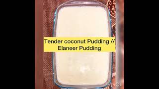 Tender Coconut pudding Recipe // ഇളനീർ പുഡ്ഡിംഗ്