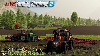 ⭕️[Live Fs22] -  PREMIER SEMI DE BETTERAVE DE LA SERIE !! 🌱  (LPM 🏔️)