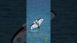 wingfoil lesson at varkiza beach , Athens  Greece.. #Athens #Greece  #wingfoil #wing #duotone