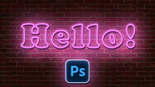 Neon Light Effect in Photoshop