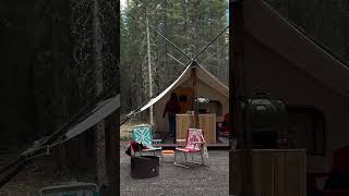 Glamping in #Kananaskis | The coolest glamping experience in #alberta