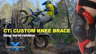 Best enduro knee brace? CTi custom knee brace long-term review︱Cross Training Enduro