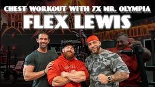 CHEST WORKOUT WITH FLEX LEWIS | 8 WEEKS OUT MR OLYMPIA AMATEUR | BUSINESS & BODYBULDING EP. 10