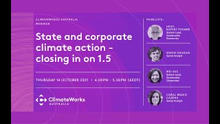 State and corporate climate action – closing in on 1 5