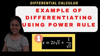 EXAMPLE OF DIFFERENTIATION USING POWER RULE