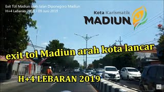 Exit Tol Madiun arah Madiun Kota