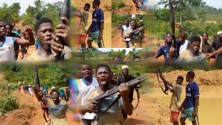 Gun men were attacked at Sefwi Akontombra Galamsey 🇬🇭 Site by some youth 😱