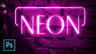 Create Stunning Neon Glow Text in Photoshop - Mind-Blowing Effect!