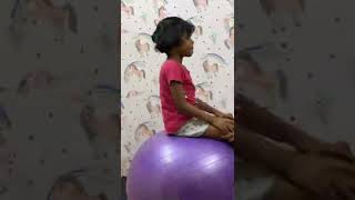 Gym Ball Activities || Occupational Therapy || Dr. Kirti Thukral || K7 THERAPIES #autism #gymball