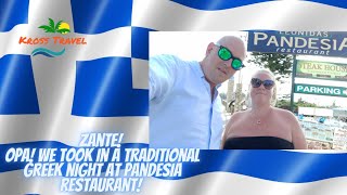 ZANTE! OPA! We Took In A Traditional GREEK NIGHT At Pandesia Restaurant!